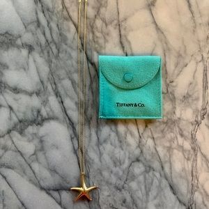 Tiffany Gold Starfish Necklace